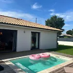 Maison Climatisee Avec Piscine Sur Le Bassin D'arcachon Feriehus
