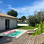 Maison Climatisee Avec Piscine Sur Le Bassin D'arcachon Feriehus Biganos