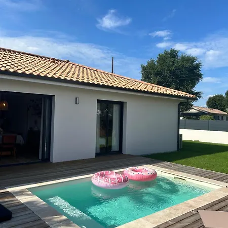 Maison Climatisee Avec Piscine Sur Le Bassin D'arcachon Feriehus